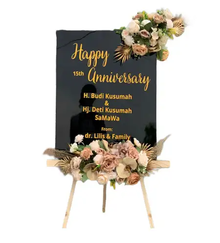 Papan Bunga Akrilik Angseri